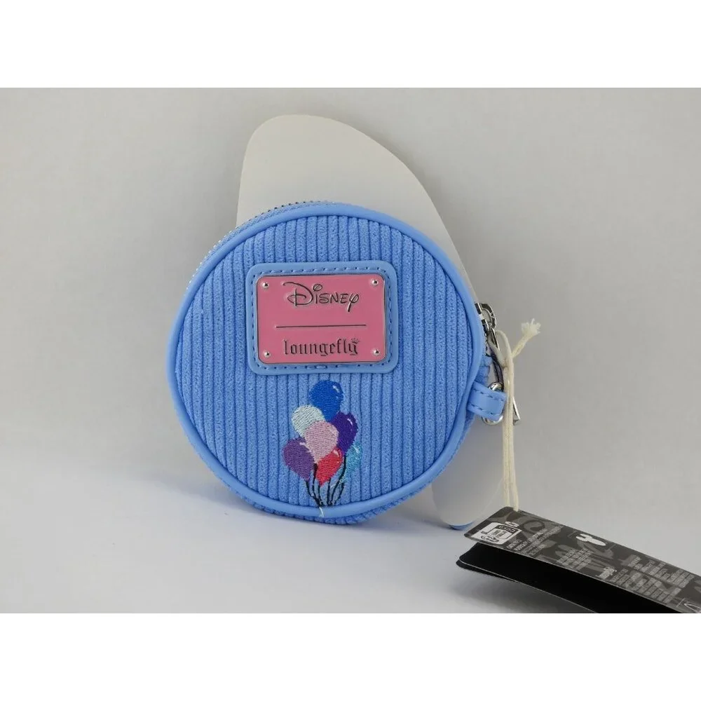 New Loungefly Disney Winnie The Pooh Eeyore Peeking Corduroy Coin Purse Blue - Picture 4 of 8